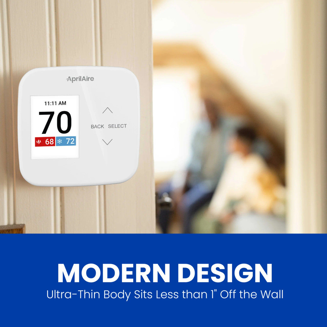 Aprilaire S86 WMUPR PROGRAMMABLE WI-FI THERMOSTAT - MULTI-STAGE UNIVERSAL WITH IAQ CONTROL