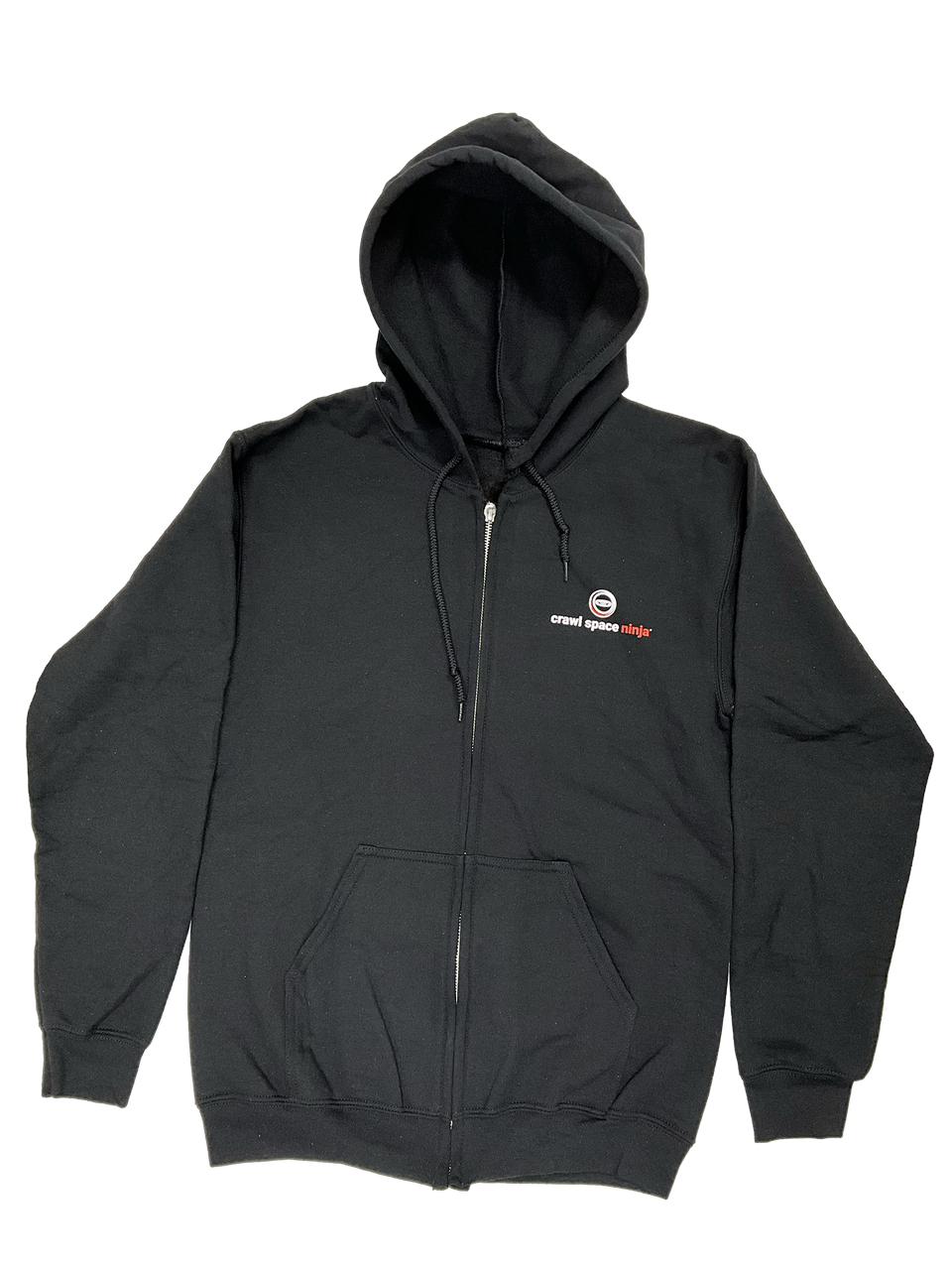 Crawl Space Ninja Zippered Jacket With Hood