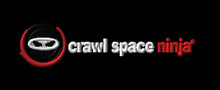 Black Crawl Space Ninja Short Sleeve Polo Shirt with Updated Logo