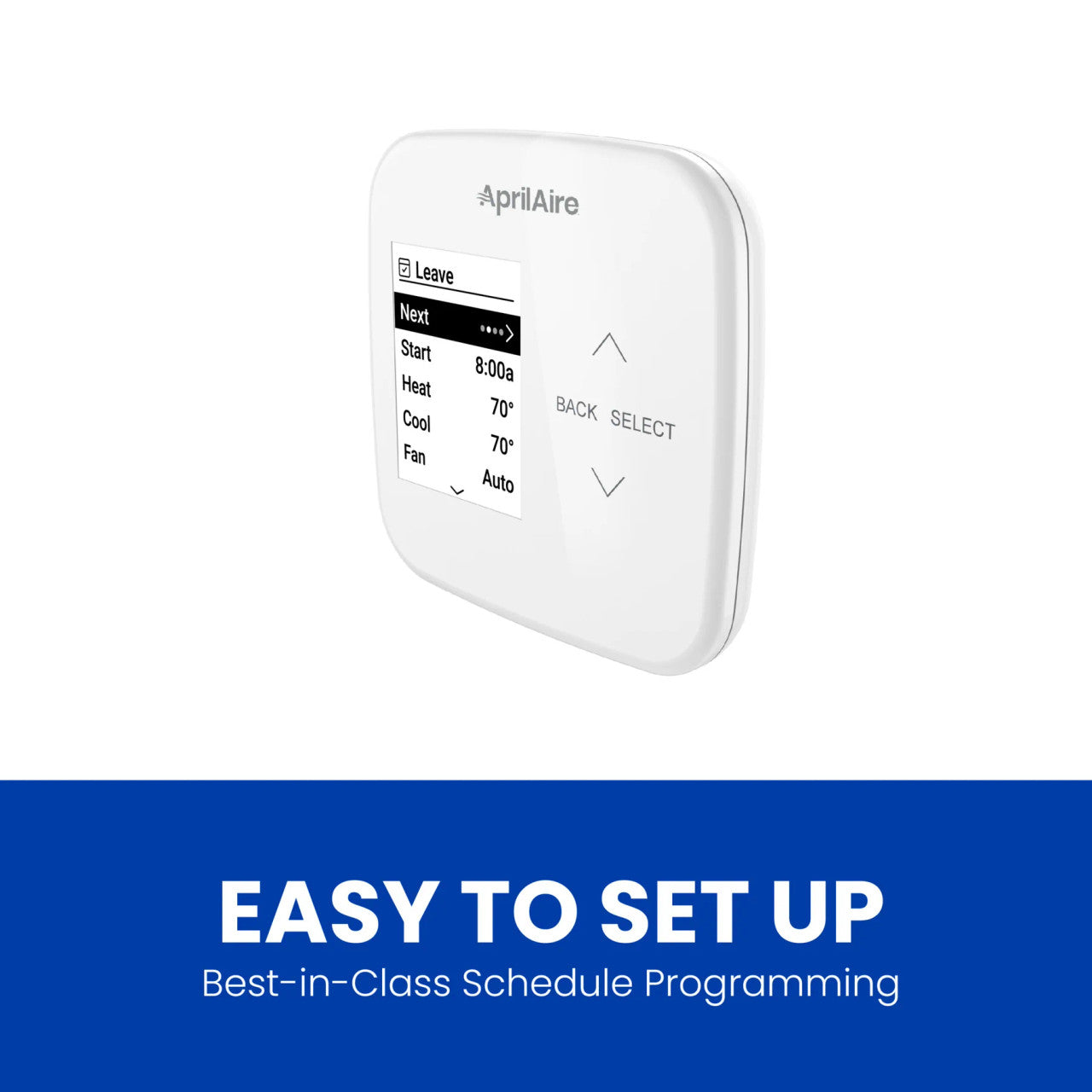 Aprilaire S86 WMUPR PROGRAMMABLE WI-FI THERMOSTAT - MULTI-STAGE UNIVERSAL WITH IAQ CONTROL