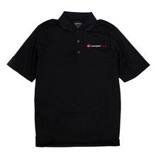 Black Crawl Space Ninja Short Sleeve Golf Shirt