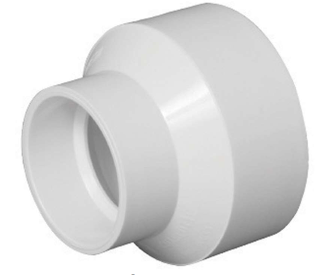 Sch 40 1-1/2" x 3" PVC Reducing Coupling