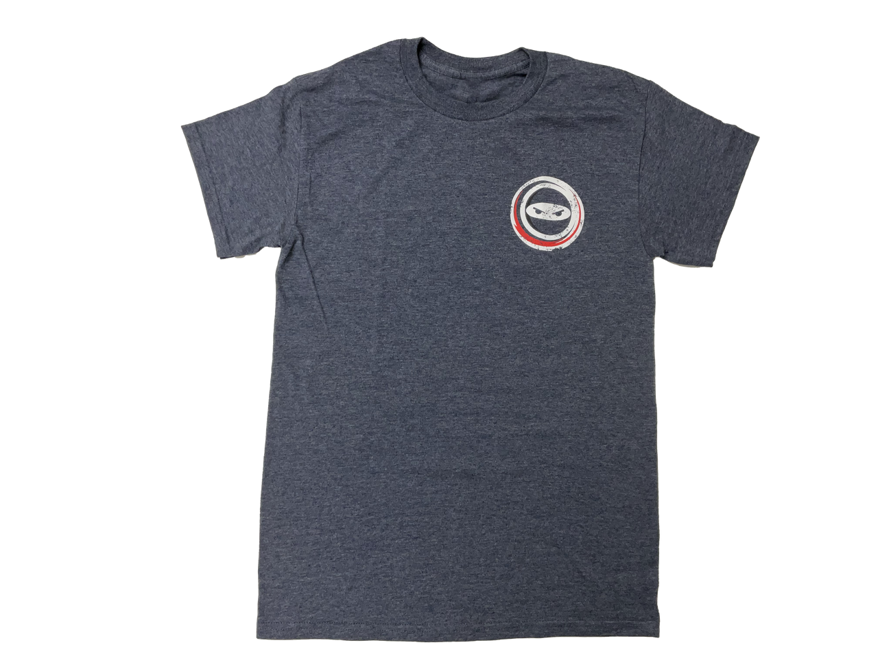 Crawl Space Ninja-White Flag-Navy-Short Sleeve Tee