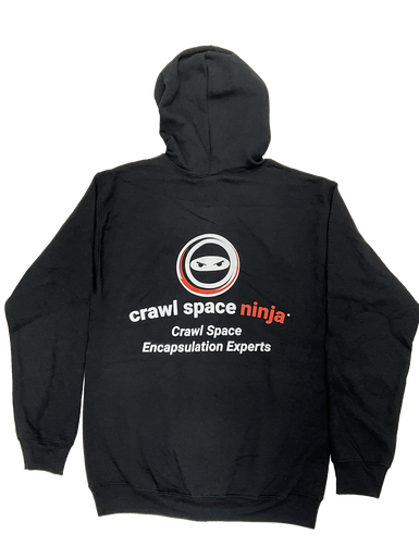 Crawl Space Ninja Zippered Jacket With Hood