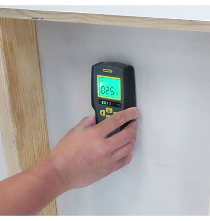 General Tools® Pinless LCD Moisture Meter with Tricolor Bar Graph