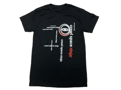 Crawl Space Ninja-Updated Logo-Short Sleeve Tee Shirt