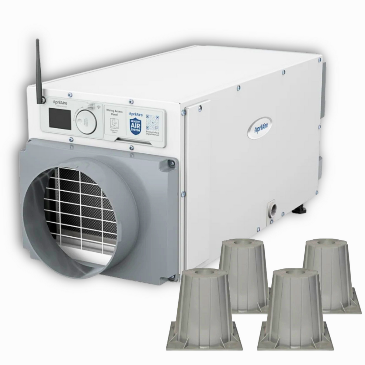 AprilAire E070 70-Pint Crawl Space Dehumidifier Bundle with Risers