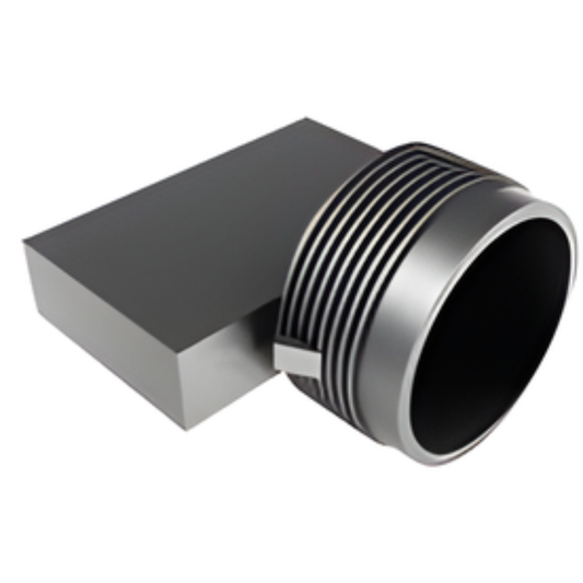 Hydraway 6" End Outlet Connector for Corrugated Pipe