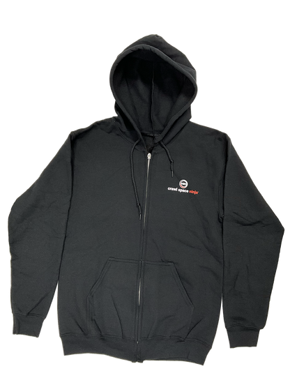 Crawl Space Ninja Zippered Jacket With Hood
