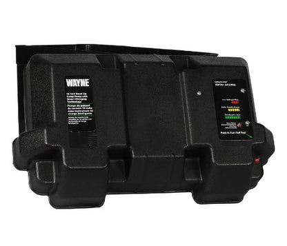 Wayne 1/2 HP Combo Battery Backup System, Vertical Float Switch, Coated Steel & Cast Iron