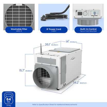 Aprilaire E070 (1820) Dehumidifier