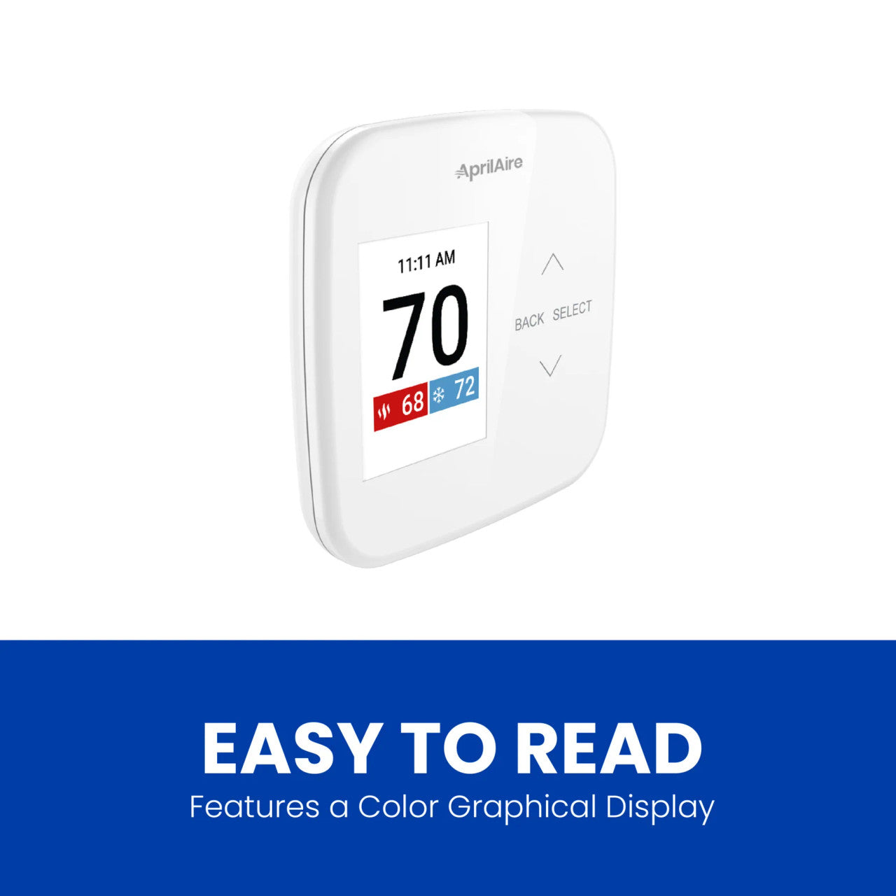 Aprilaire S86 WMUPR PROGRAMMABLE WI-FI THERMOSTAT - MULTI-STAGE UNIVERSAL WITH IAQ CONTROL