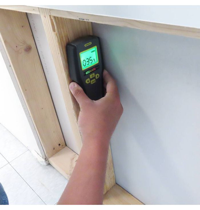 General Tools® Pinless LCD Moisture Meter with Tricolor Bar Graph