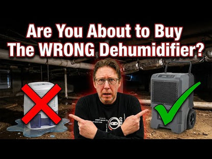 Crawl Space Ninja® Dry Pro 70 Dehumidifier (70-pint, 5-year warranty)